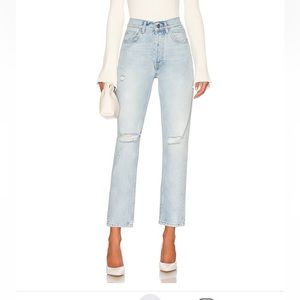 Anine Bing - Sonya Jean in Destructed Classic Blue - size 26